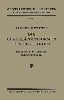 Die Oberflächenformen des Festlandes