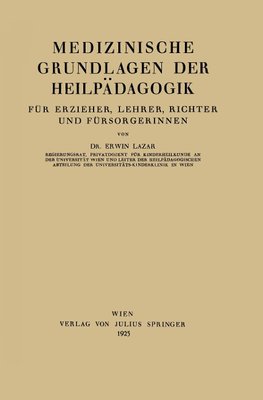 Medizinische Grundlagen der Heilpädagogik