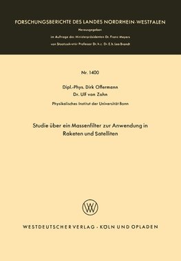 Studie über ein Massenfilter zur Anwendung in Raketen und Satelliten