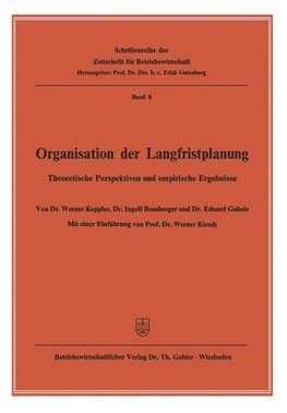 Organisation der Langfristplanung