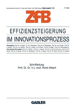 Effizienzsteigerung im Innovationsprozeß