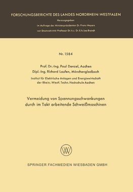 Vermeidung von Spannungsschwankungen durch im Takt arbeitende Schweißmaschinen