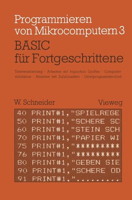 BASIC für Fortgeschrittene