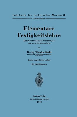 Elementare Festigkeitslehre