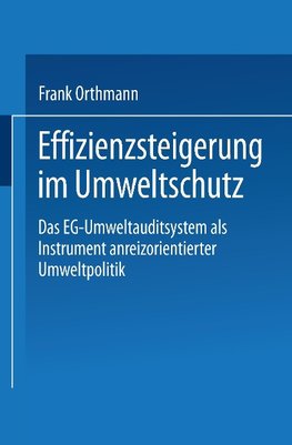 Effizienzsteigerung im Umweltschutz