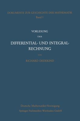 Vorlesung über Differential- und Integralrechnung 1861/62