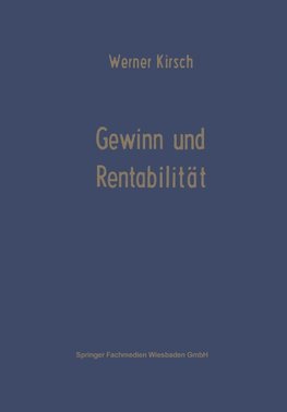 Gewinn und Rentabilität