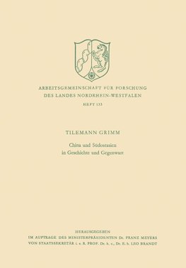 China und Südostasien in Geschichte und Gegenwart