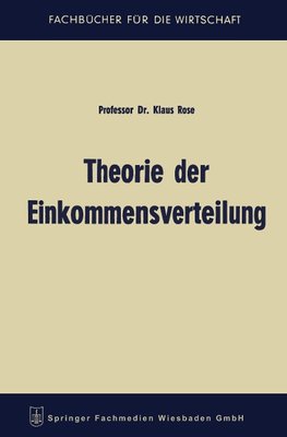 Theorie der Einkommensverteilung