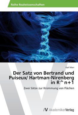 Der Satz von Bertrand und Puiseux/ Hartman-Nirenberg in R^n+1