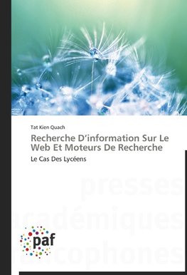 Recherche D'information Sur Le Web Et Moteurs De Recherche