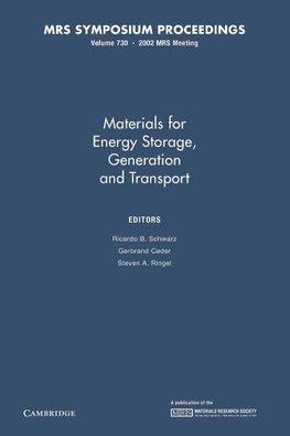 Materials for Energy Storage, Generation and Transport