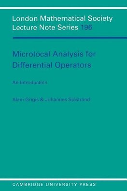 Microlocal Analysis for Differential Operators