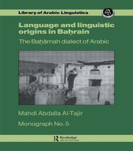 Al-Tajir, M: Lang & Linguistic In Bahrain Mon