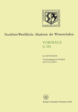 Verfassungsgerichtsbarkeit und Gesetzgeber