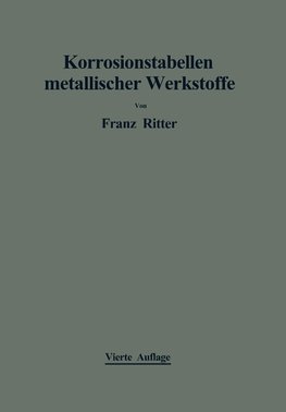 Korrosionstabellen metallischer Werkstoffe