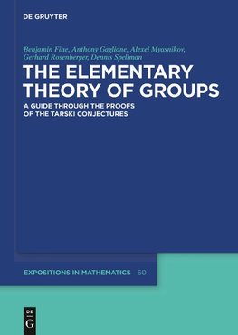 The Elementary Theory of Groups