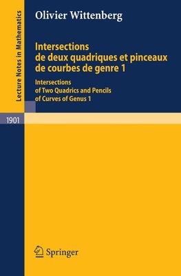 Intersections de deux quadriques et pinceaux de courbes de genre 1