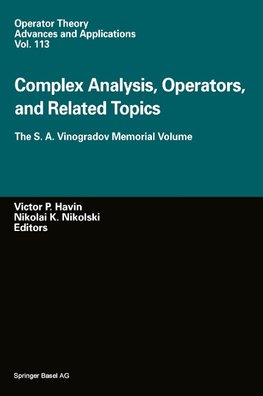 Complex Analysis, Operators, and Related Topics