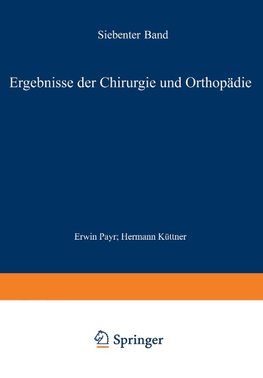 Ergebnisse der Chirurgie und Orthopädie