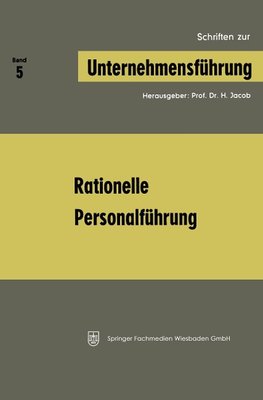 Rationelle Personalführung