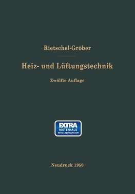 H. Rietschels Lehrbuch der Heiz- und Lüftungstechnik