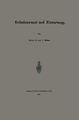 Erdsalzarmut und Entartung