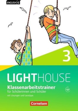 English G LIGHTHOUSE 03: 7. Schuljahr. Klassenarbeitstrainer mit Lösungen und Audios Online