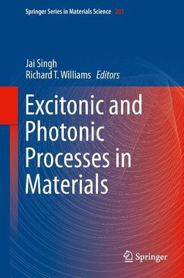 Excitonic and Photonic Processes in Materials