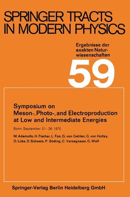 Symposium on Meson-, Photo-, and Electroproduction at Low and Intermediate Energies