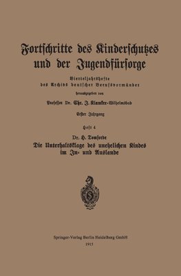 Fortschritte des Kinderschutzes und der Jugendfürsorge