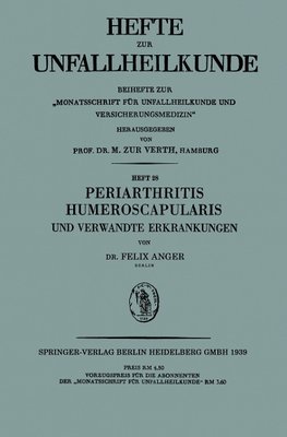 Periarthritis Humeroscapularis und Verwandte Erkrankungen