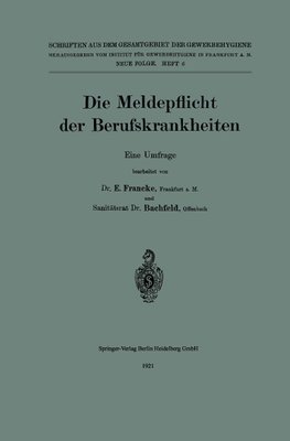 Die Meldepflicht der Berufskrankheiten