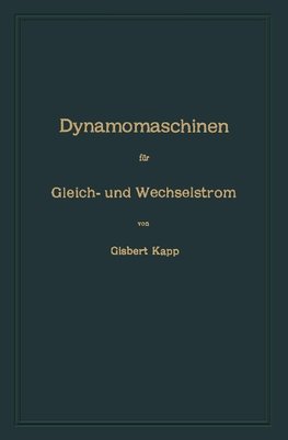 Dynamomaschinen für Gleich- und Wechselstrom