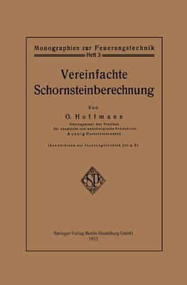 Vereinfachte Schornsteinberechnung