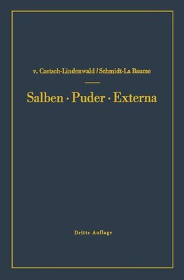 Salben · Puder · Externa