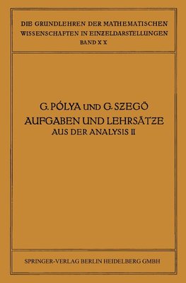 Aufgaben und Lehrsätze aus der Analysis