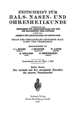 Der normale und der atrophische Knochen der unteren Nasenmuschel