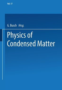 Physics of Condensed Matter