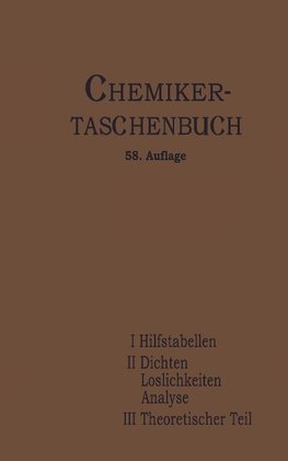 Chemiker-Taschenbuch