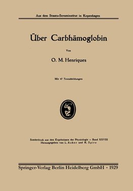 Über Carbhämoglobin