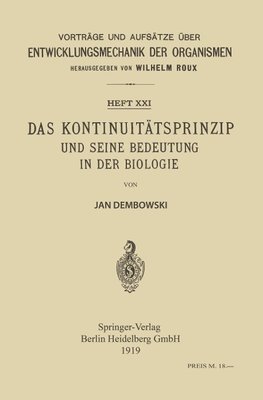 Das Kontinuitätsprinzip und seine Bedeutung in der Biologie