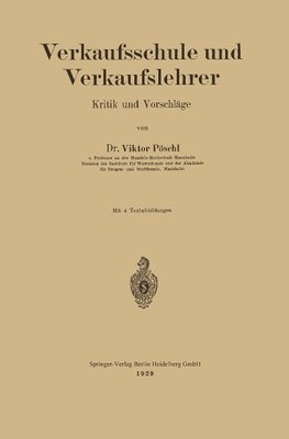 Verkaufsschule und Verkaufslehrer