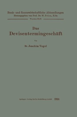 Das Devisentermingeschäft