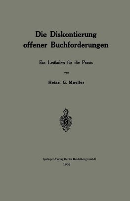 Die Diskontierung offener Buchforderungen