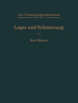 Lager und Schmierung