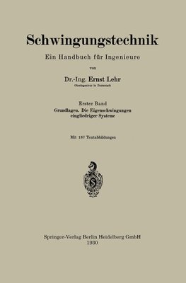 Schwingungstechnik. Ein Handbuch für Ingenieure