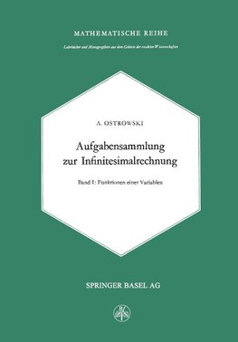 Aufgabensammlung zur Infinitesimalrechnung