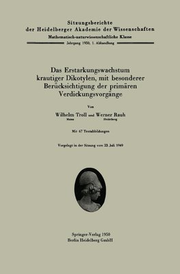 Das Erstarkungswachstum krautiger Dikotylen, mit besonderer Berücksichtigung der primärem Verdickungsvorgänge