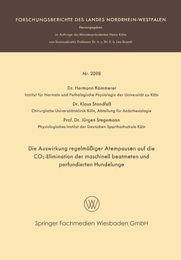 Die Auswirkung regelmäßiger Atempausen auf die CO2-Elimination der maschinell beatmeten und perfundierten Hundelunge